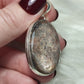 Colgante baño de plata con piedra Luna negra Latticce 92