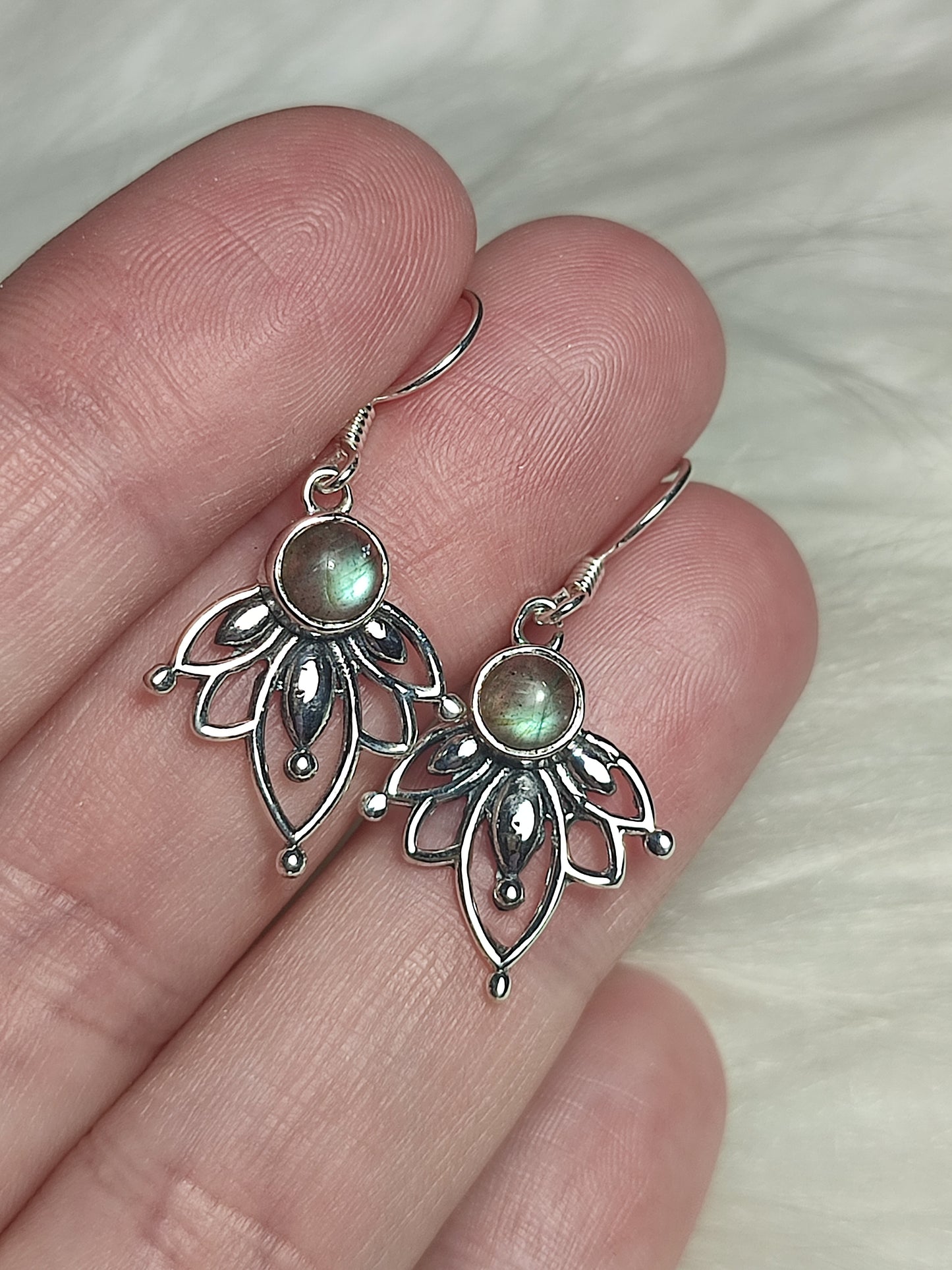 Pendientes plata 925 - Modelo Mandala