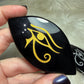 Ojo de Horus en obsidiana - 2 colores