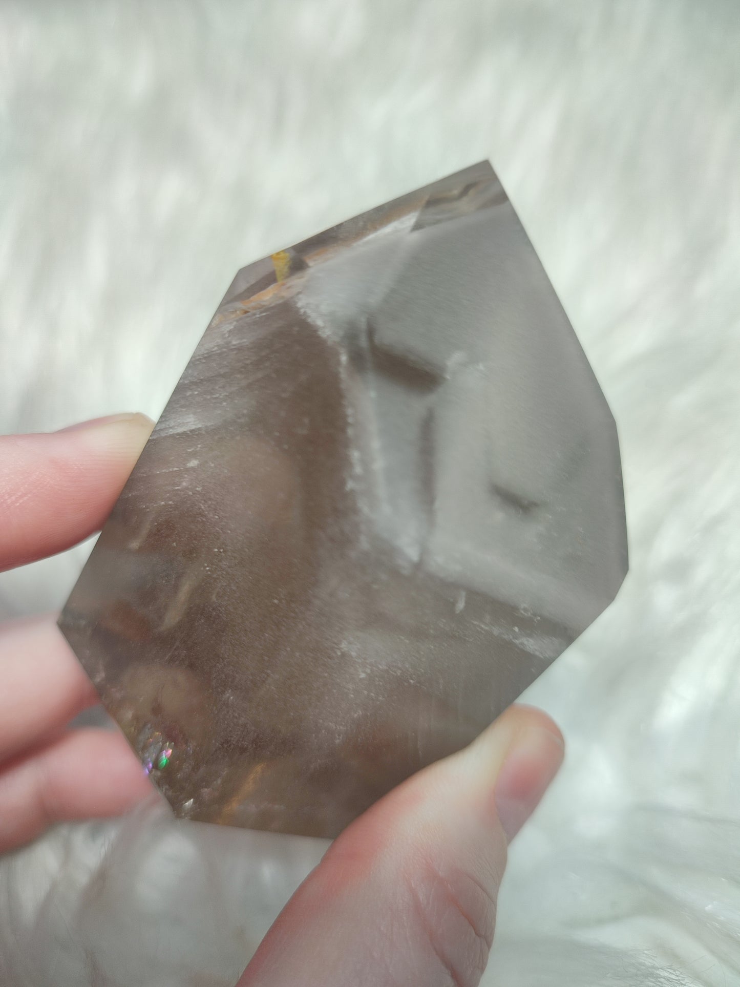 Cuarzo chamanico con fantasma n° 122 - Brasil