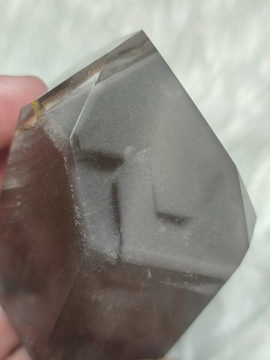 Cuarzo chamanico con fantasma n° 122 - Brasil