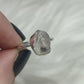 Anillo plata de ley 925 con herkimer - 16.50 mm diámetro