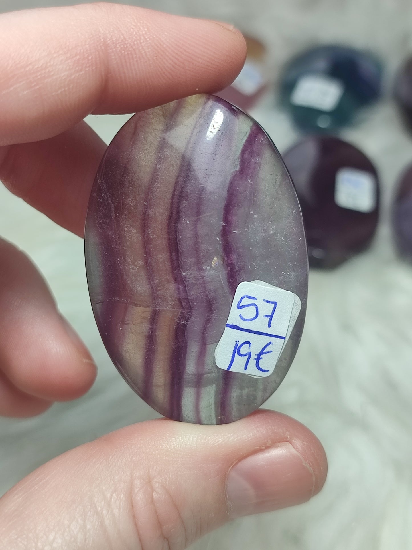 Rodado flúorita n° 57