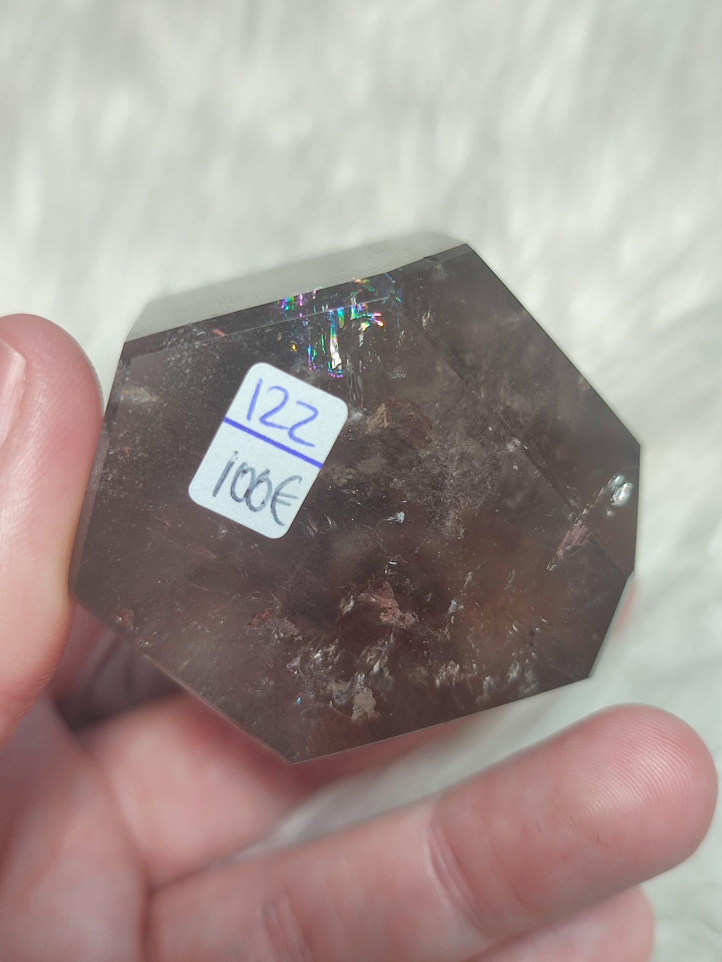 Cuarzo chamanico con fantasma n° 122 - Brasil