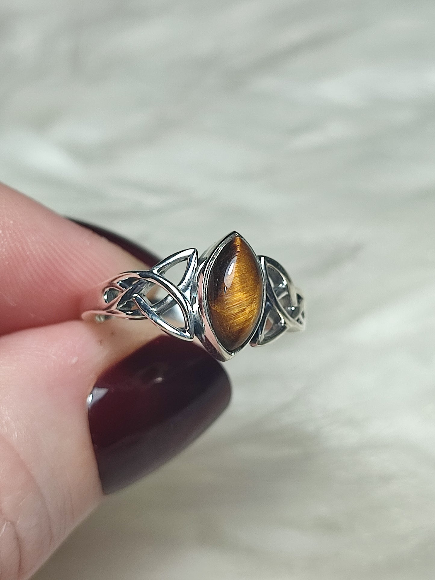 Anillo plata 925 Modelo Nudo Celta Ajustable