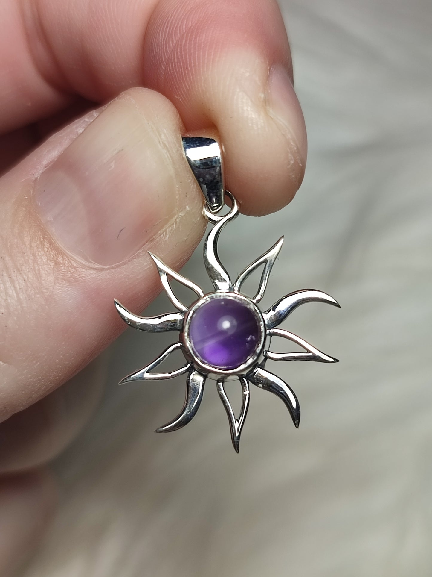 Colgante plata 925  Modelo Sol