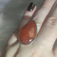 Anillo plata 925 con piedra sol - ajustable n° 34