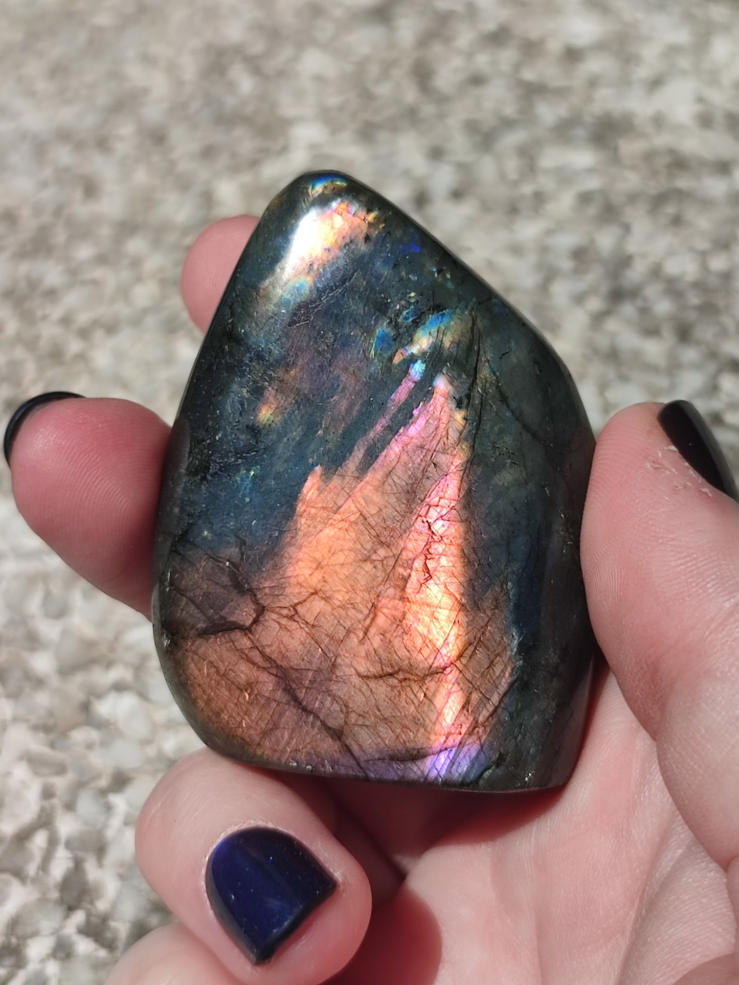 Monolito labradorita flash Espectrolita - Ver video