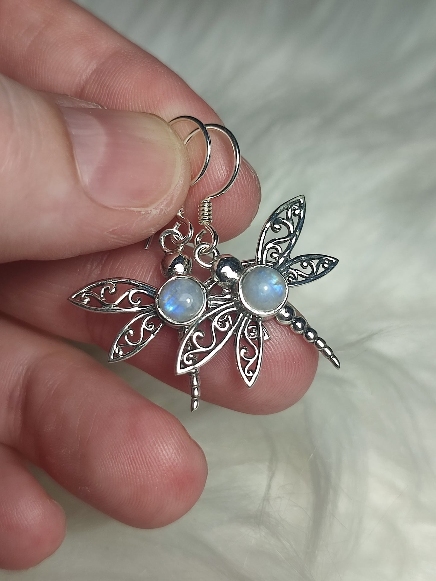 Pendientes plata 925 - Modelo Libélula