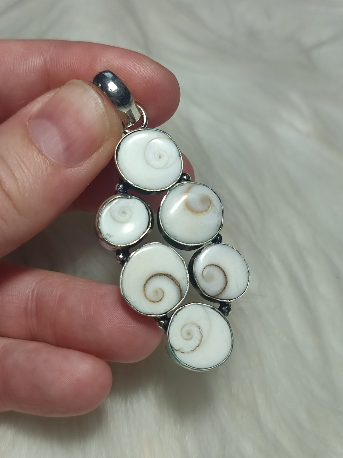 Colgante baño plata con ojo shiva n° 44