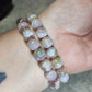 Pulsera elástica esferas de ágata sakura 10 mm