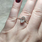 Anillo plata 925 con Diamante Herkimer Ajustable - VIDEO