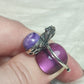 Anillo plata 925 con charoita - ajustable n° 18 kitsune