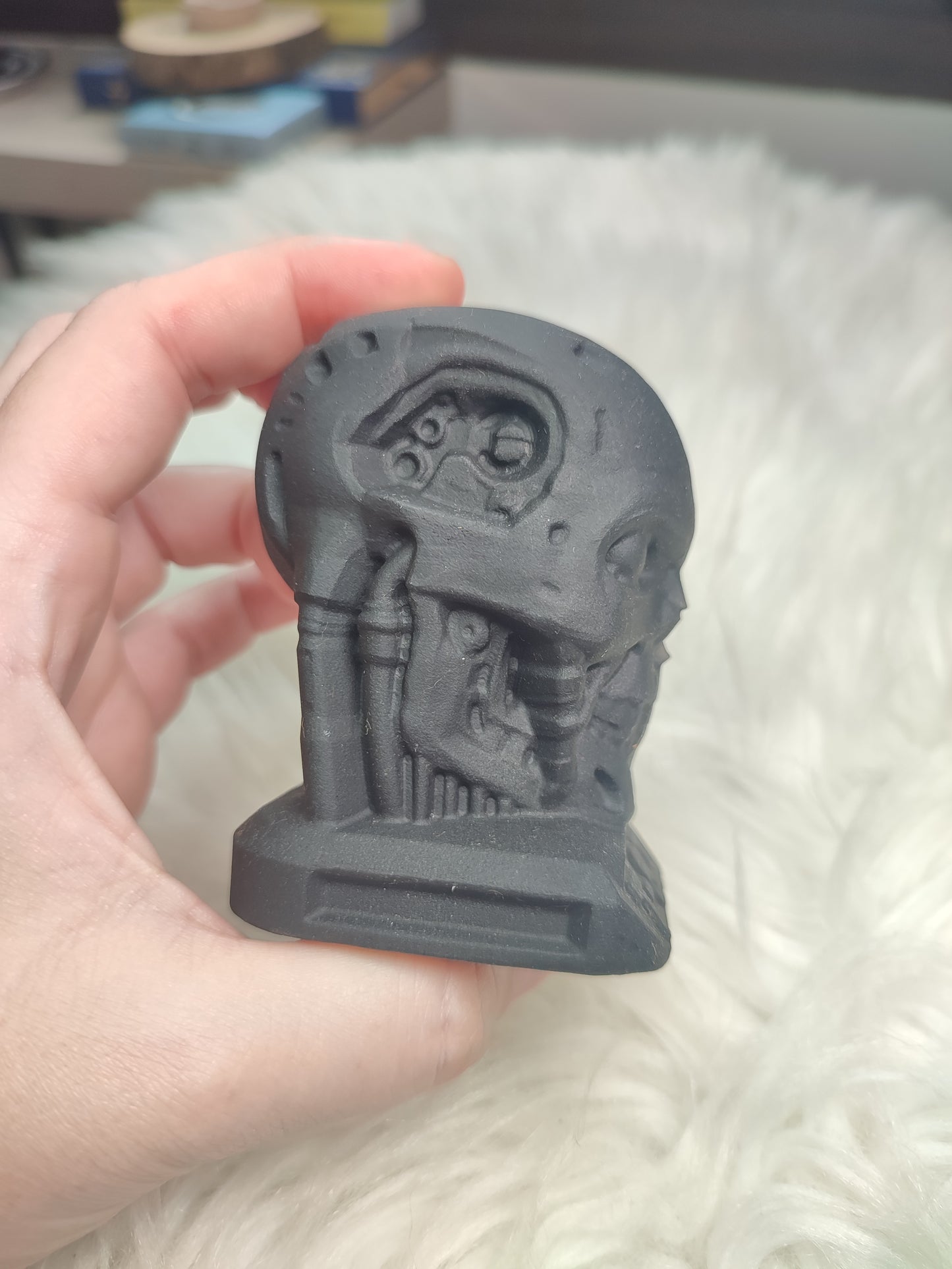 T-800 tallado en obsidiana mate - Terminator