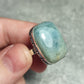 Anillo baño de plata con Aguamarina n°1