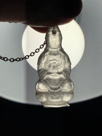 Collar Diosa Kwan Yin - Varios minerales