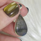 Colgante plata 925 con labradorita purpura n° 356