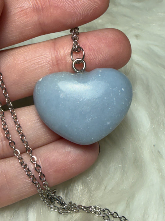 Collar corazón angelita n° 27