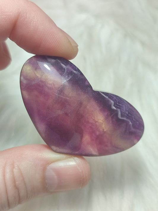 Corazón flúorita n°63