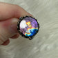 Anillo plata 925 con labradorita espectrolita - ajustable n° 11