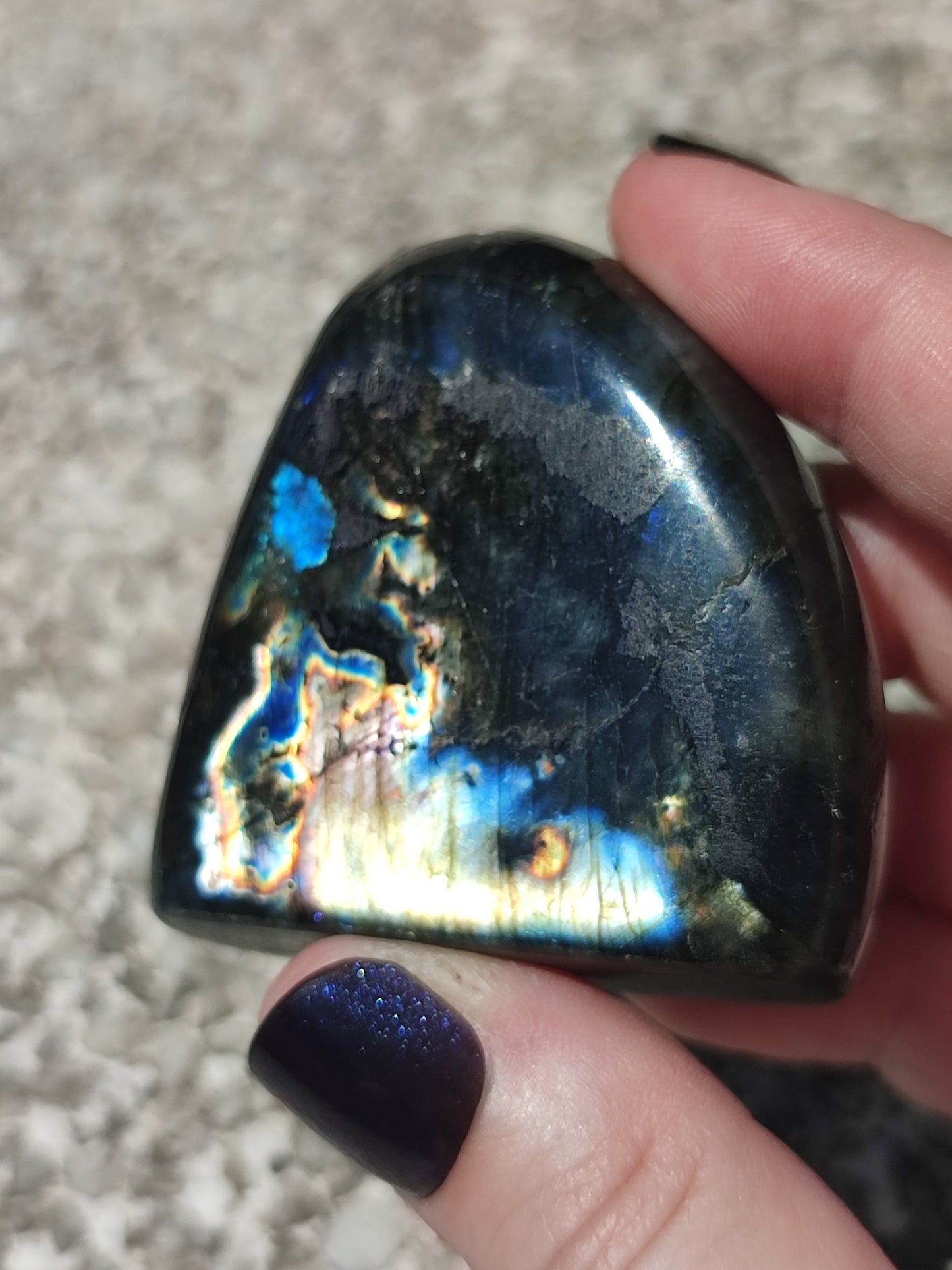 Monolito labradorita flash Espectrolita - Ver video