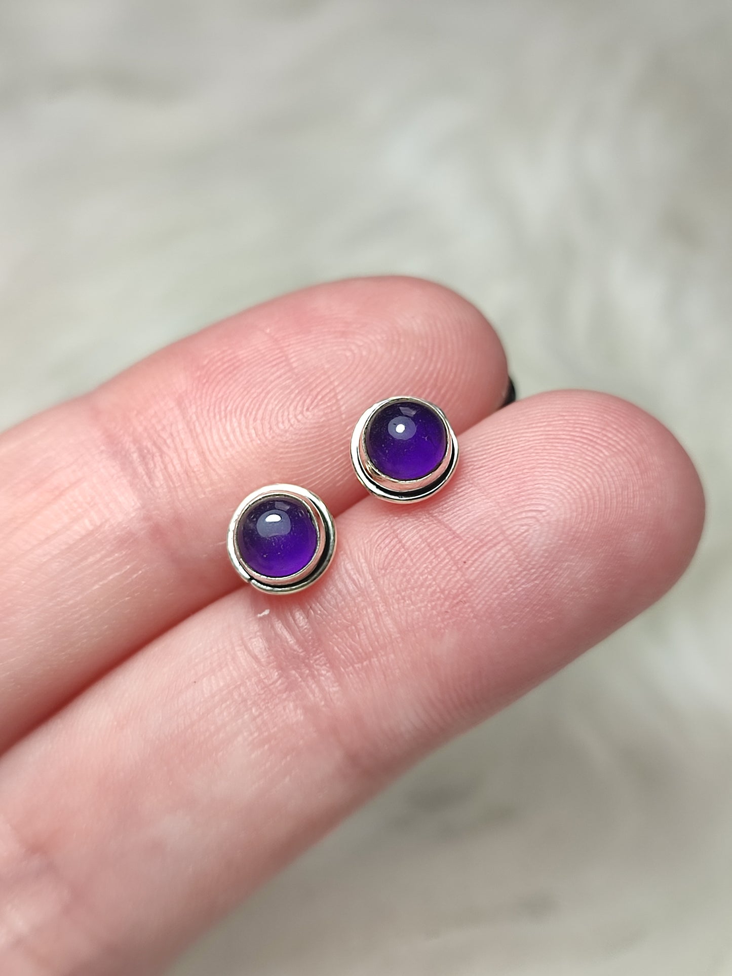 Pendientes plata 925 con modelo boton - varios