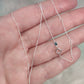 Cadena fina plata de ley 925 - 45 a 50 centimetros ajustable