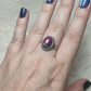 Anillo plata de ley 925 con zoisita rubí - Mod 17