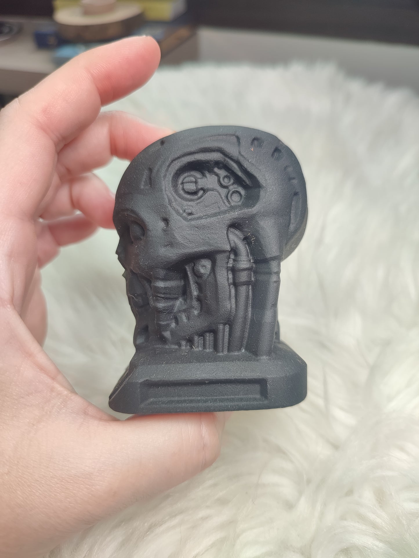 T-800 tallado en obsidiana mate - Terminator