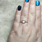 Anillo plata 925 con labradorita - ajustable n° 7