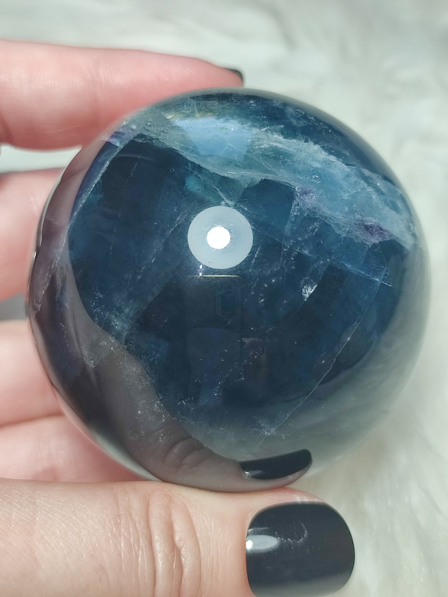 Espera fluorita azul de alta calidad n° 84