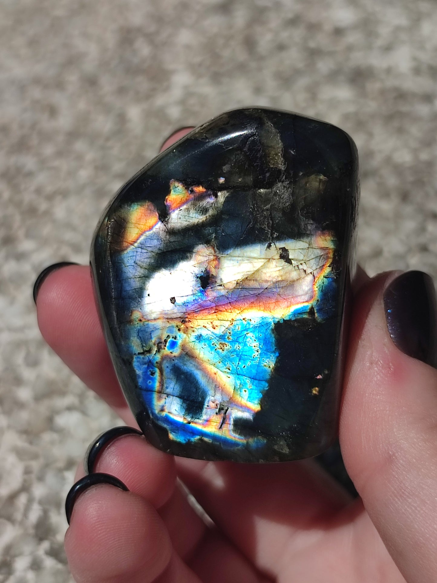 Monolito labradorita flash Espectrolita - Ver video