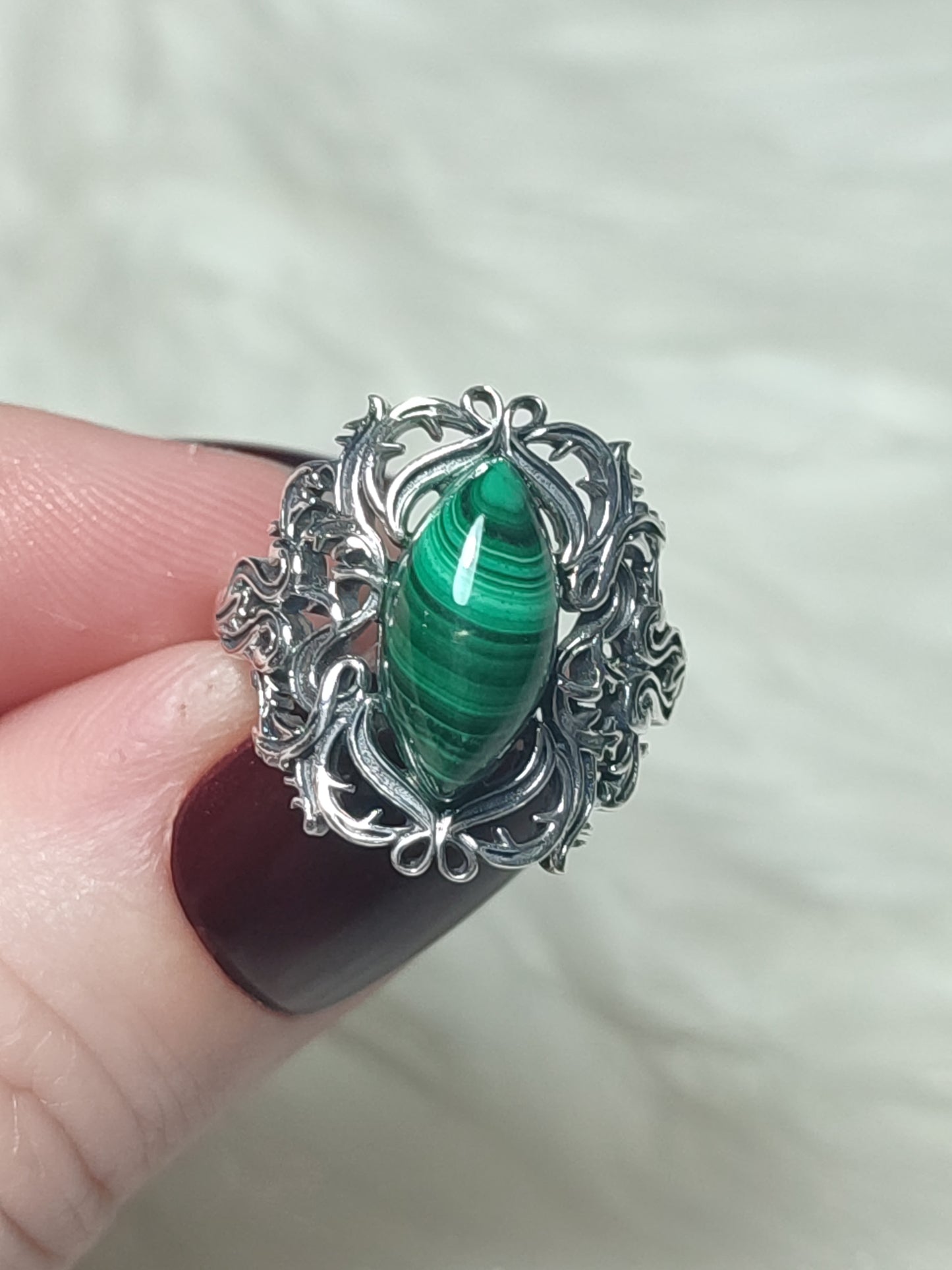 Anillo plata 925 Modelo Victoriano Ajustable