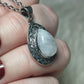 Colgante plata 925 con piedra luna n° 37
