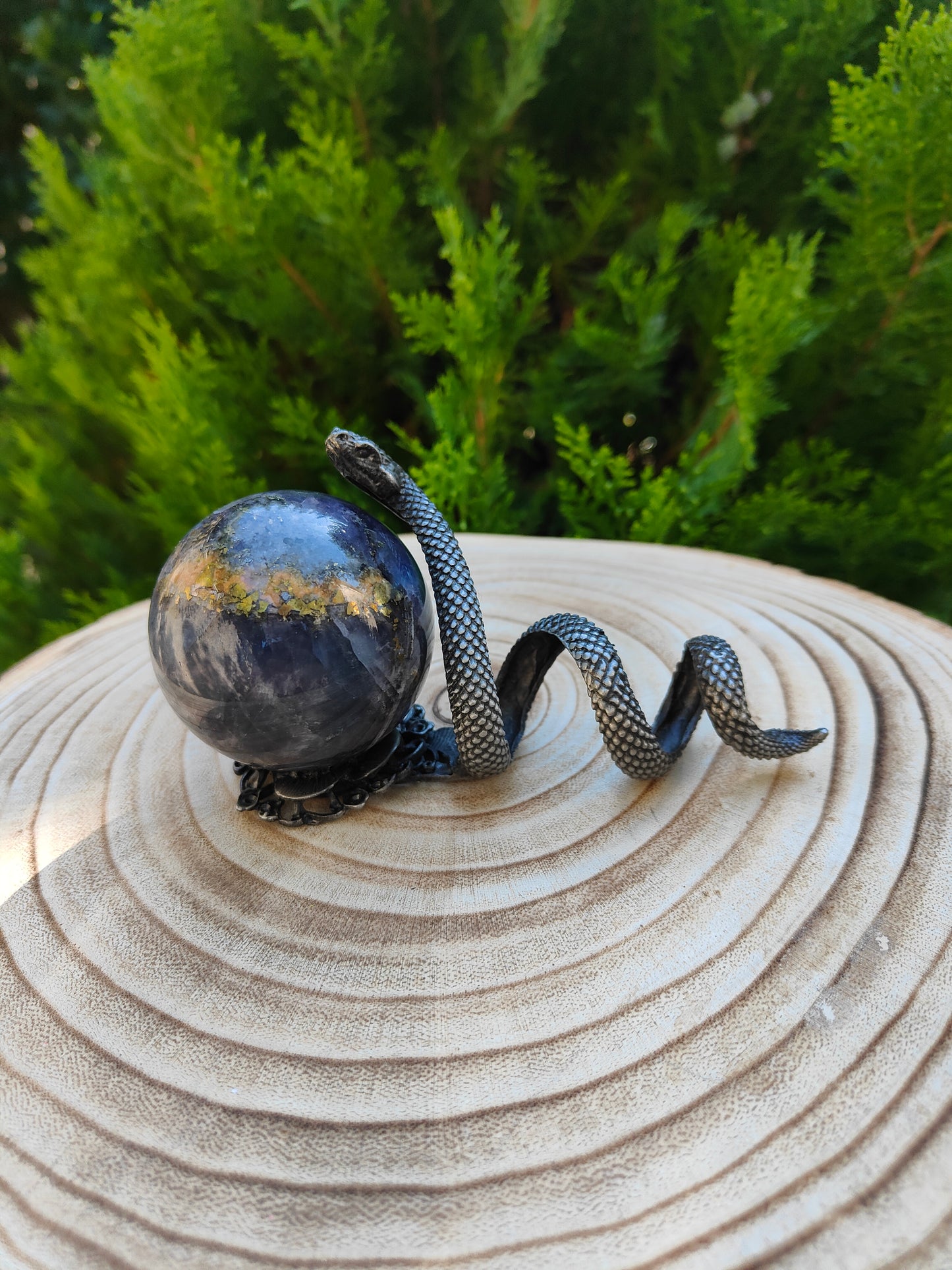 Peana Metal Serpiente