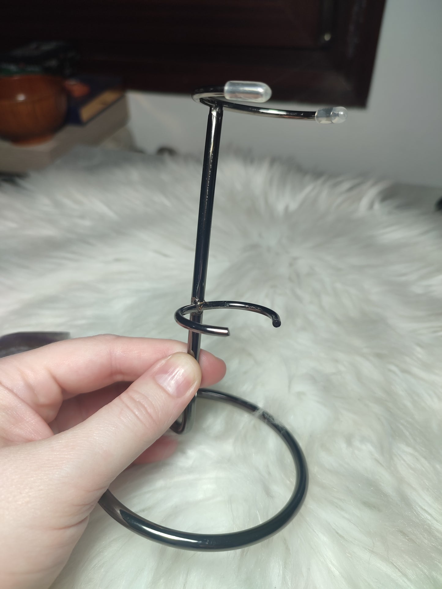 Gran cetro fluorita multicolor con mica 579 gramos