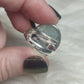 Anillo plata 925 con amatista trapiche - ajustable n° 37