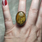 Anillo baño de plata con neelita - ref.111