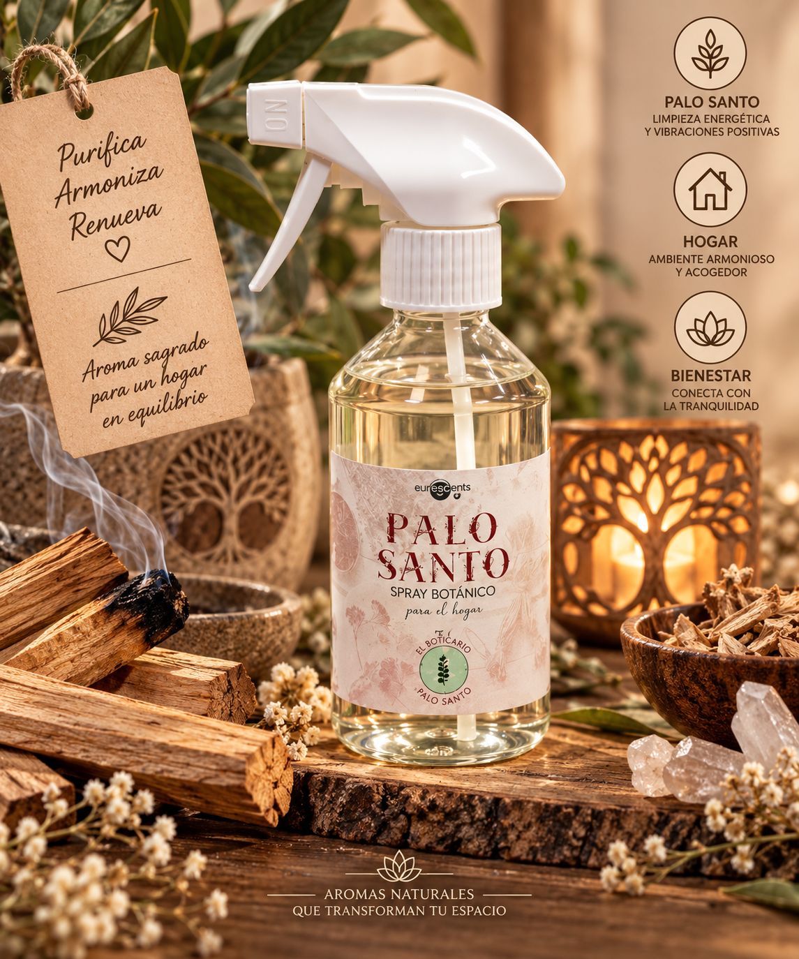 SPRAYS BOTÁNICOS PARA EL HOGAR