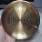 Plato de color bronce con Vegvisir Vikingo - Protección