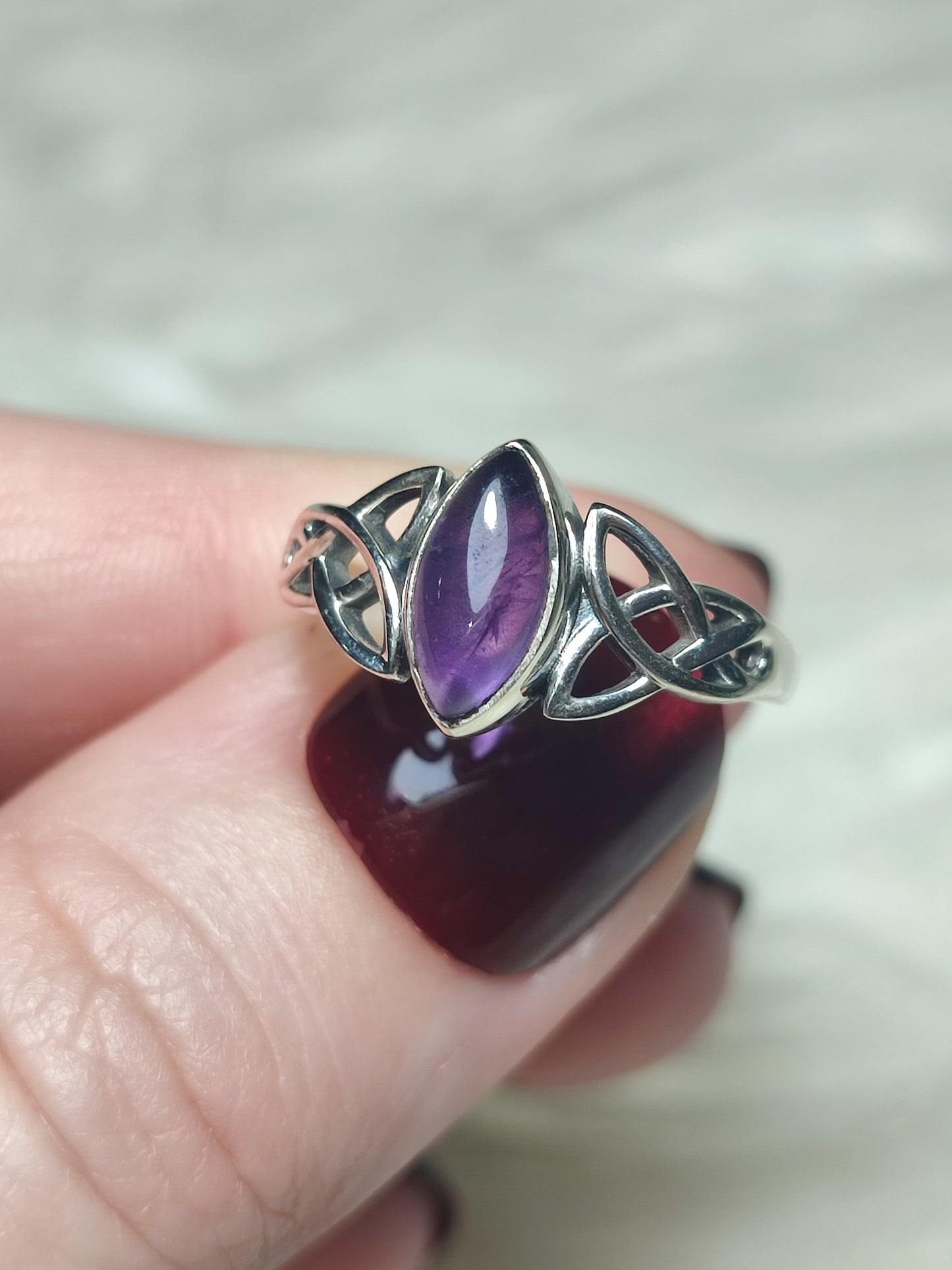 Anillo plata 925 Modelo Nudo Celta Ajustable