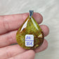 Colgante acero con ópalo verde n°A4