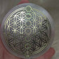 Placa selenita flor vida y chakras
