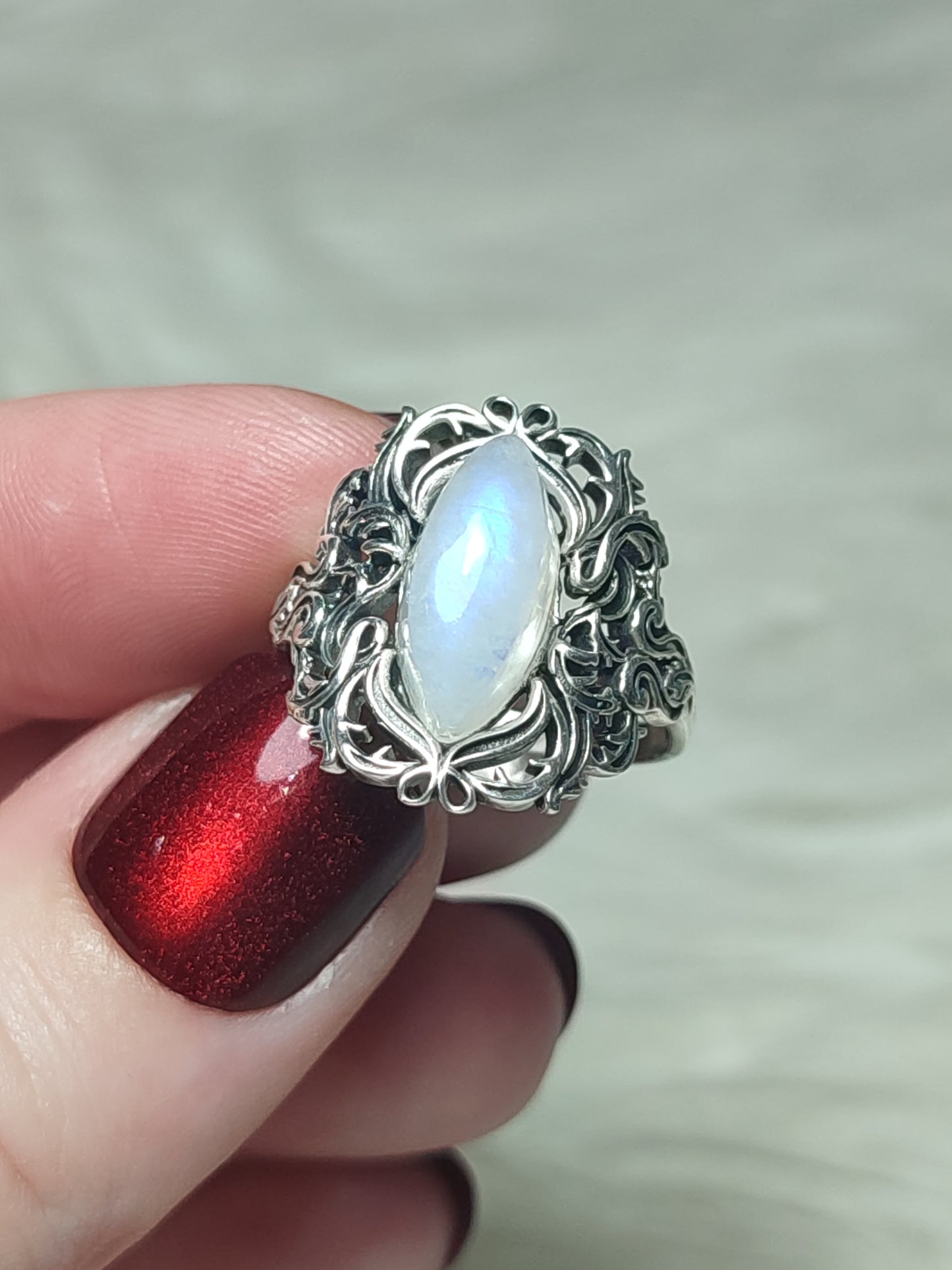 Anillo plata 925 Modelo Victoriano Ajustable