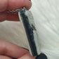 Collar en acero con jade Taiji - kitsune Geisha 158