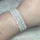 Pulsera bola piedra luna 4 mm
