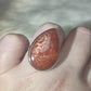 Anillo plata 925 con piedra sol - ajustable n° 34
