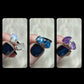 Pendientes plata 925 con mineral en bruto