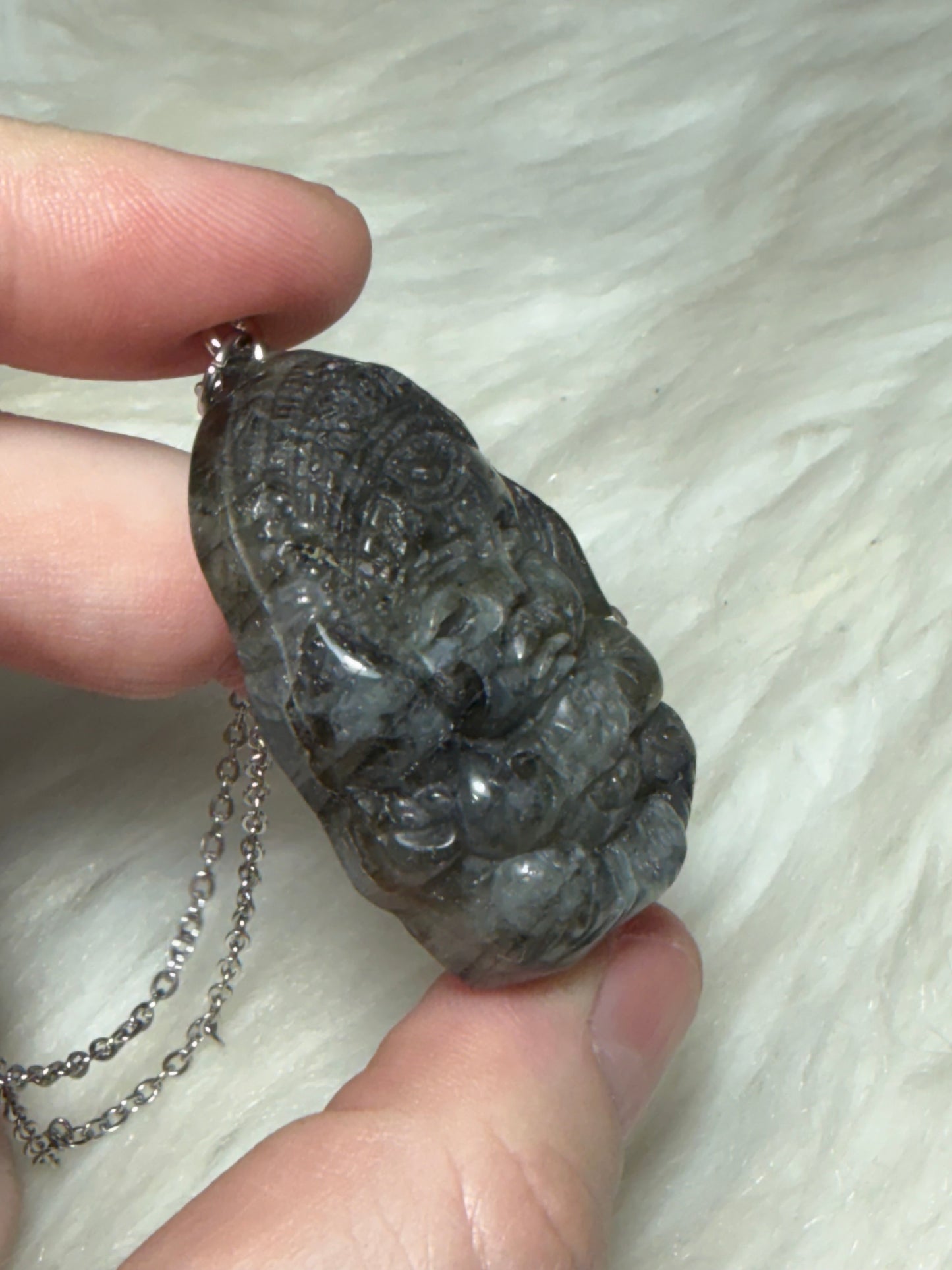Collar Labradorita Ganesha - Ganesh n°248