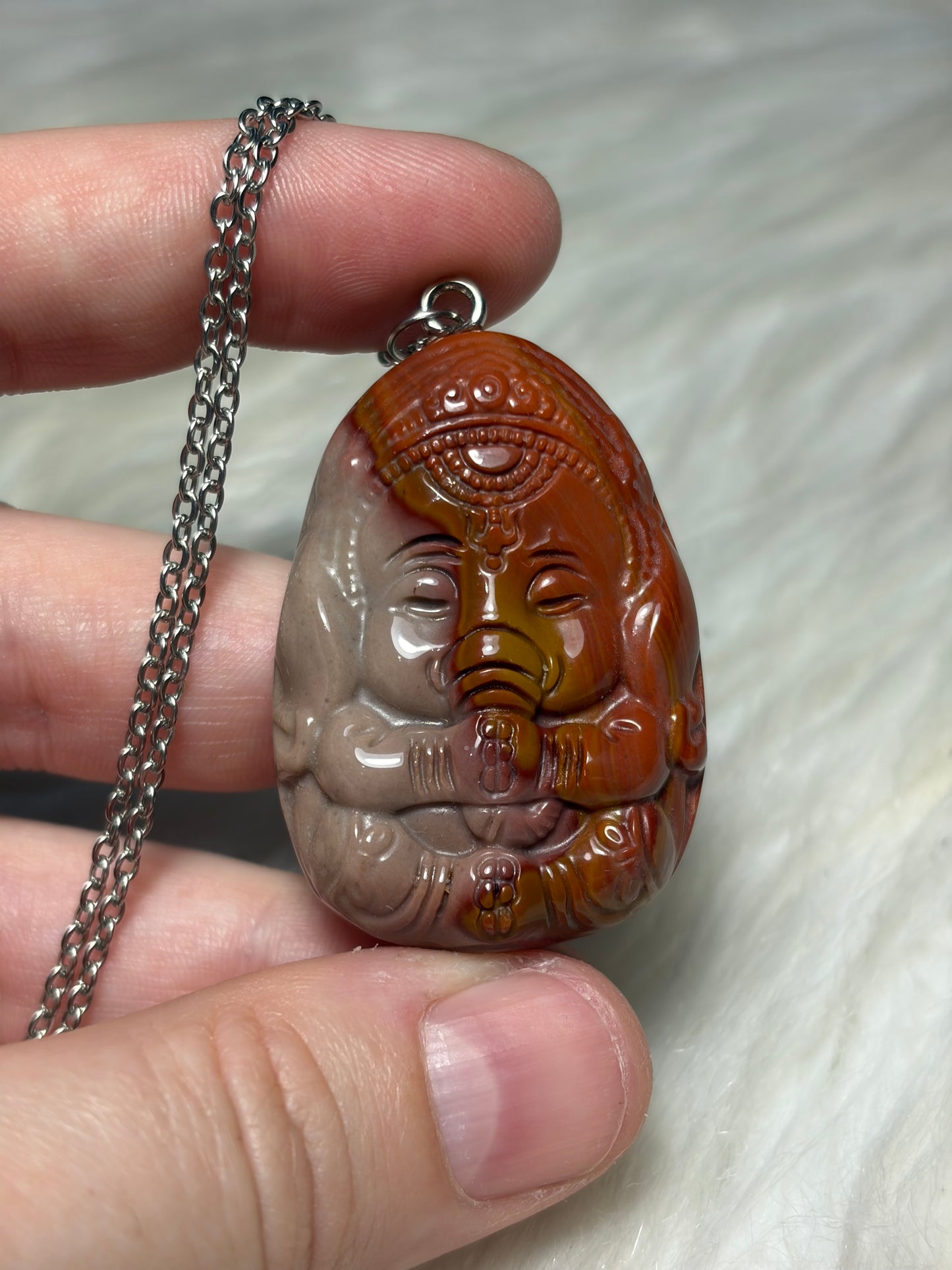 Collar Ágata Alasham Ganesha - Ganesh n°161